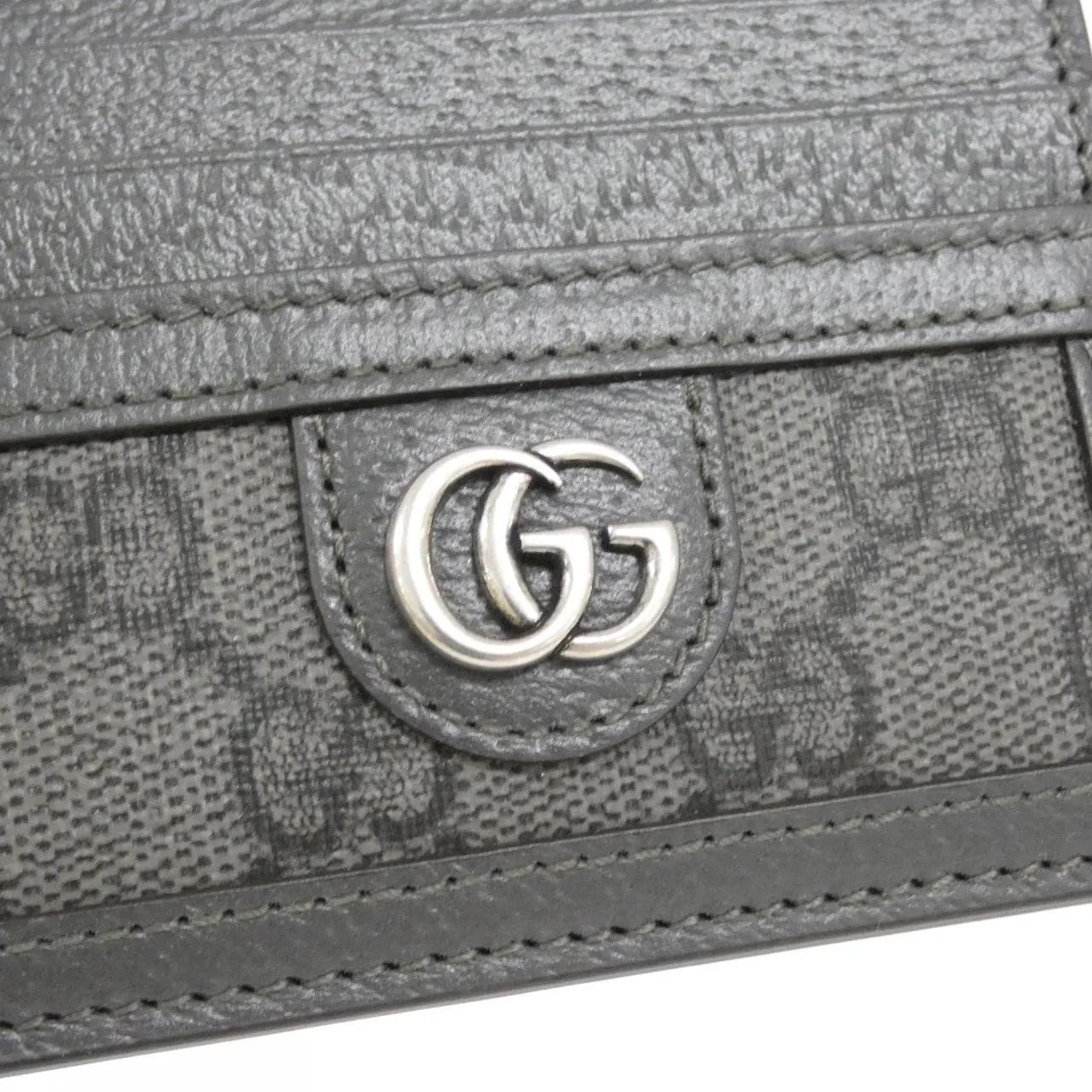 GUCCI 791747 UULBM Card Case Canvas 黑色 帆布 新品 - 縮圖 3