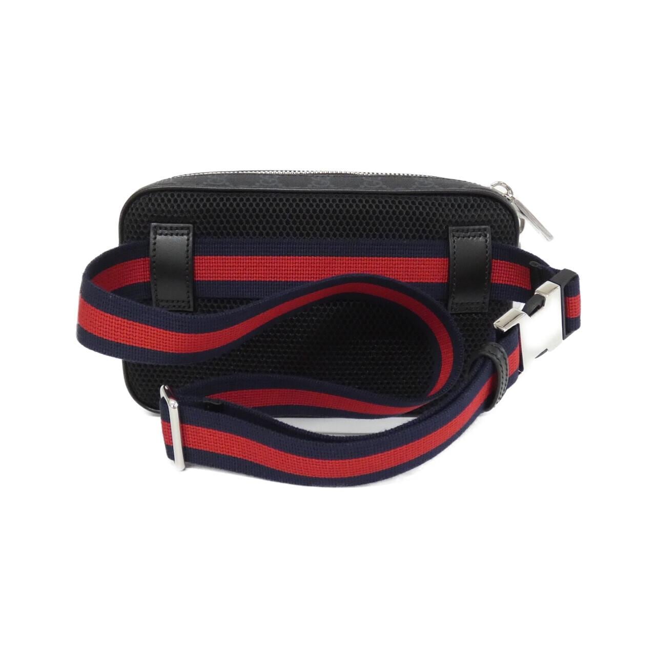 GUCCI 792094 FADJM Belt Bag Canvas Black Canvas - Thumbnail 2