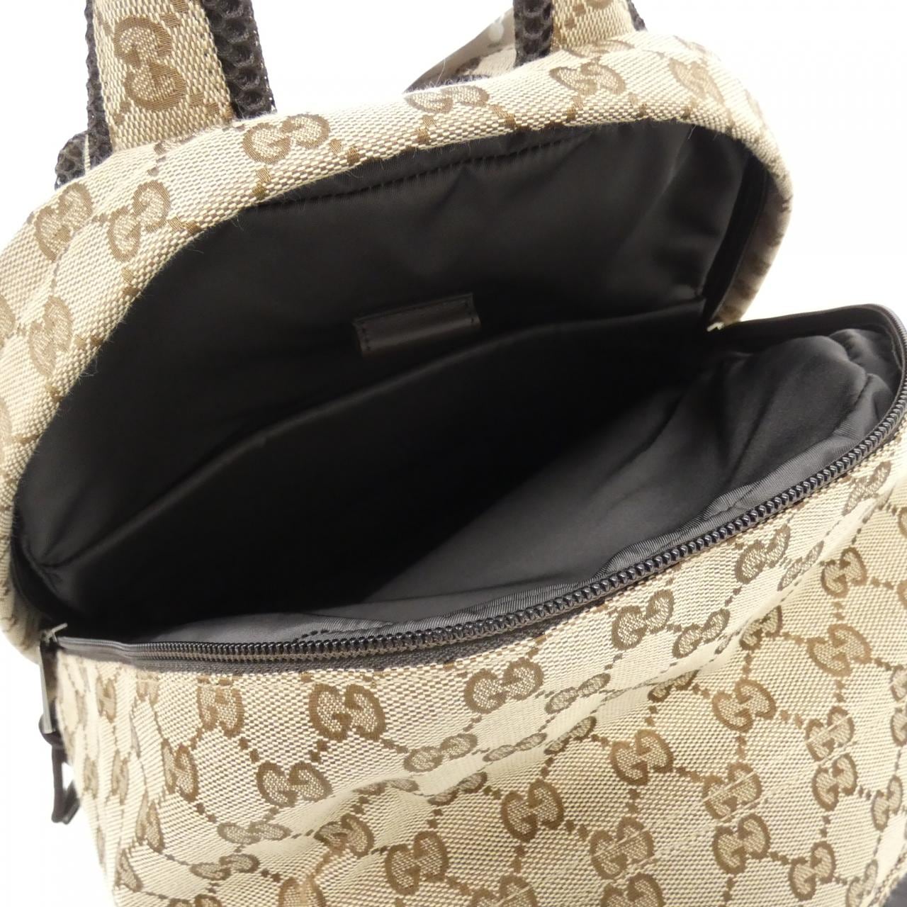 GUCCI 800265 FADSC Backpack Canvas Black Canvas New - Thumbnail 7