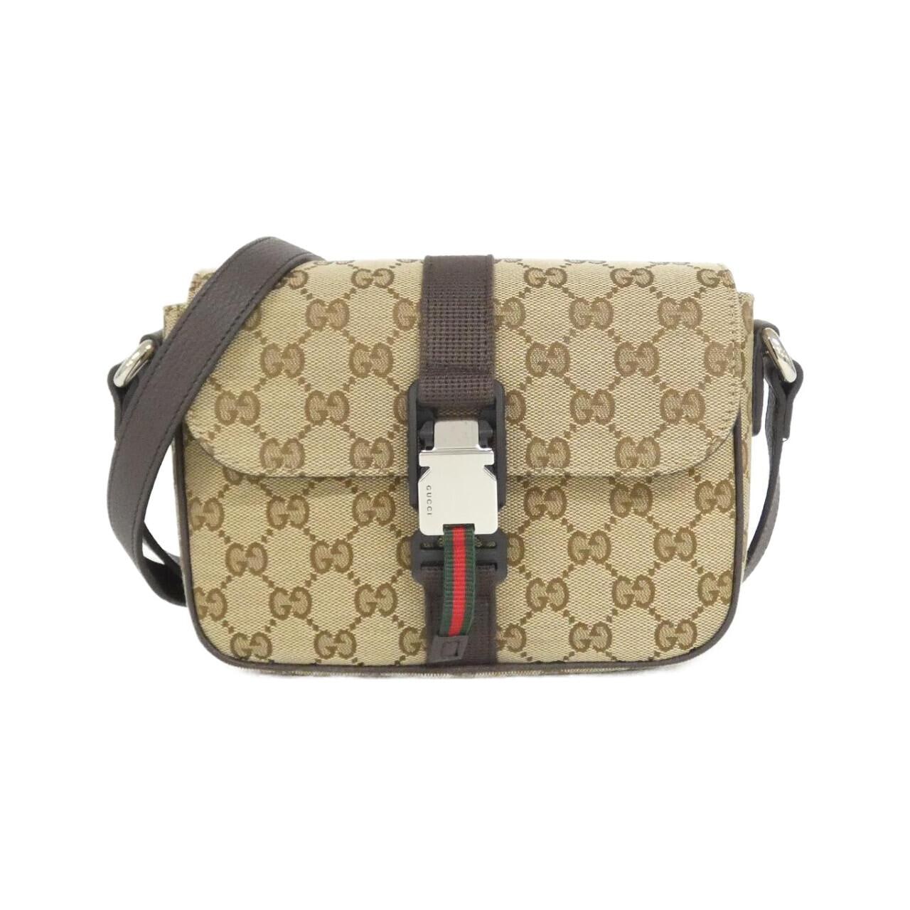 GUCCI 802100 FADUS Shoulder Bag Canvas