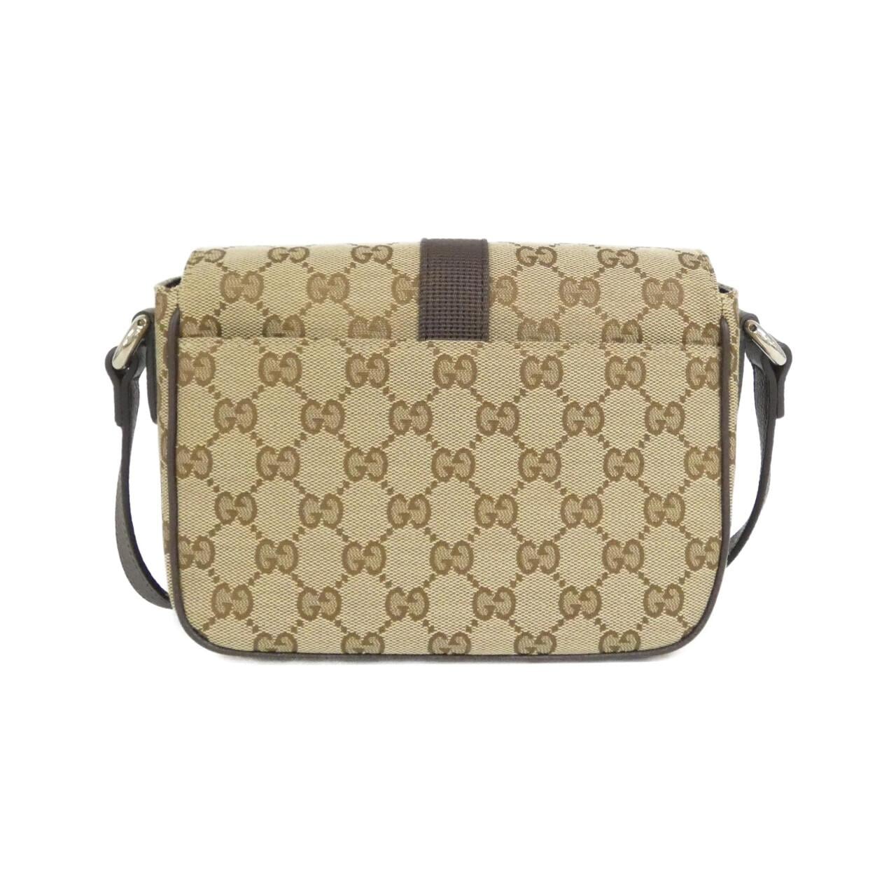 GUCCI 802100 FADUS Shoulder Bag Canvas Black Canvas New - Thumbnail 2