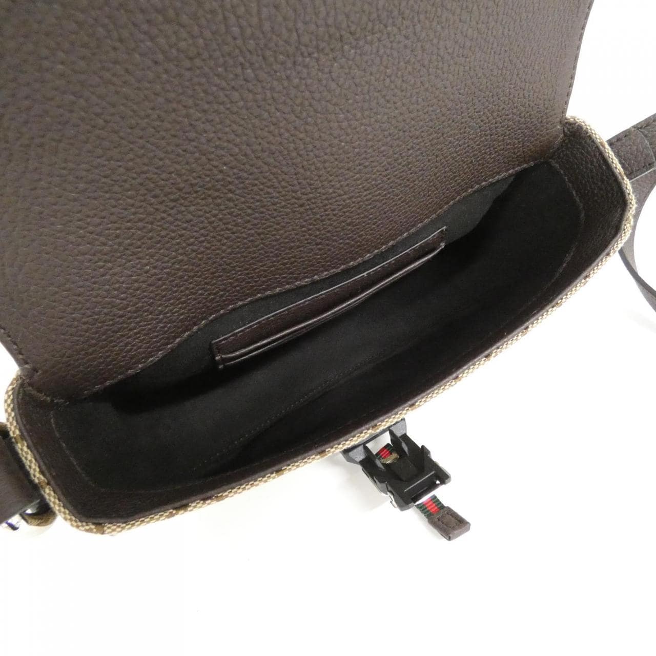 GUCCI 802100 FADUS Shoulder Bag Canvas Black Canvas New - Thumbnail 6