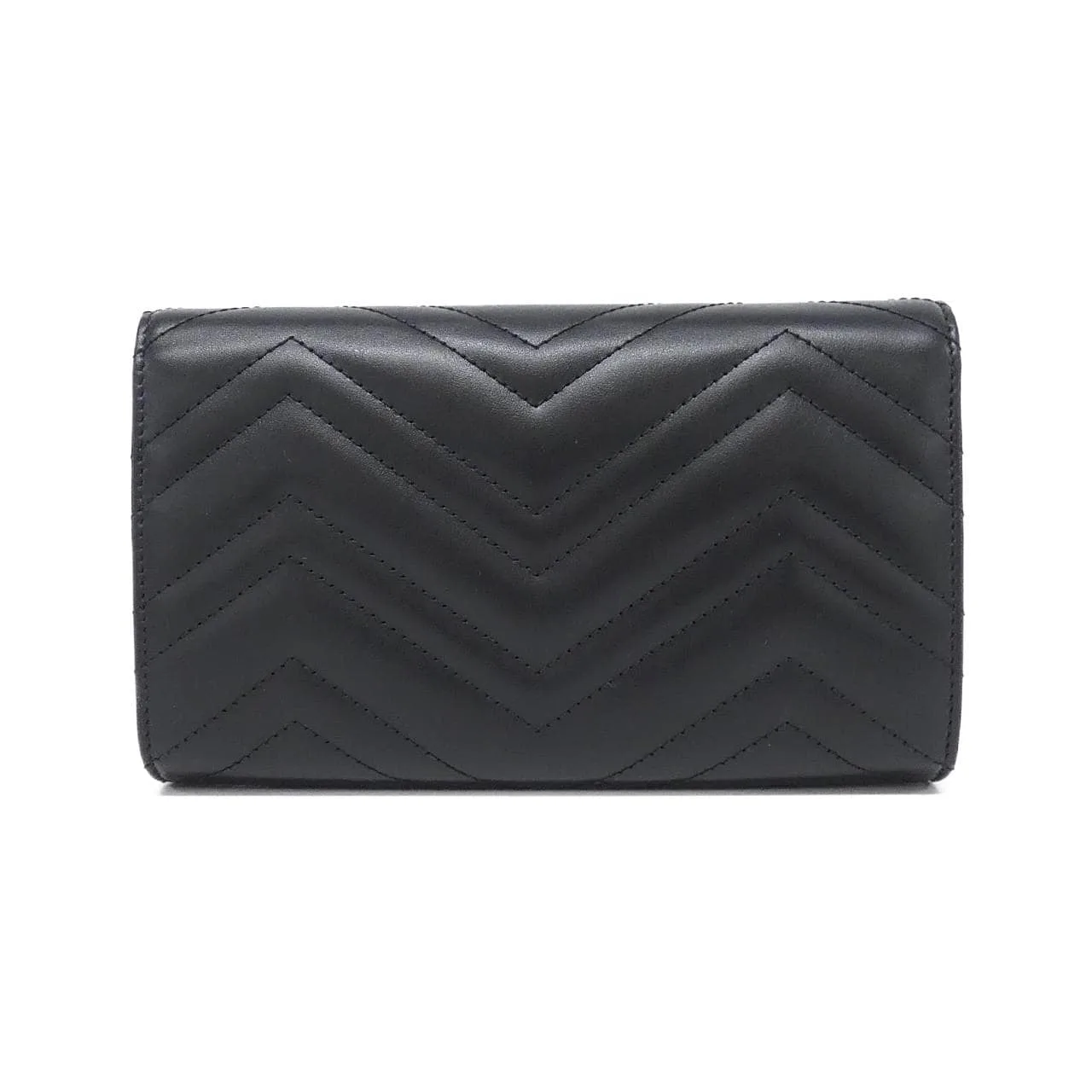 GUCCI 837745 AAET8 Wallet Leather 黑色 皮革 新品 - 縮圖 2