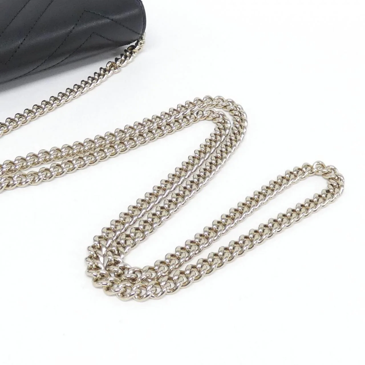 GUCCI 837745 AAET8 Wallet Leather 黑色 皮革 新品 - 縮圖 5