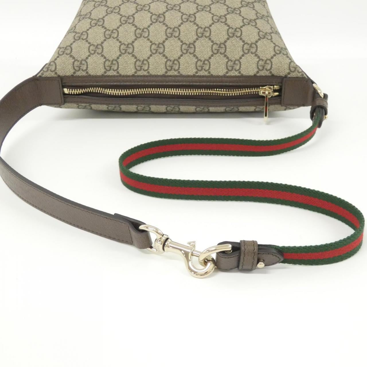 GUCCI 838477 FAE0P Shoulder Bag Canvas 黑色 帆布 新品 - 縮圖 4