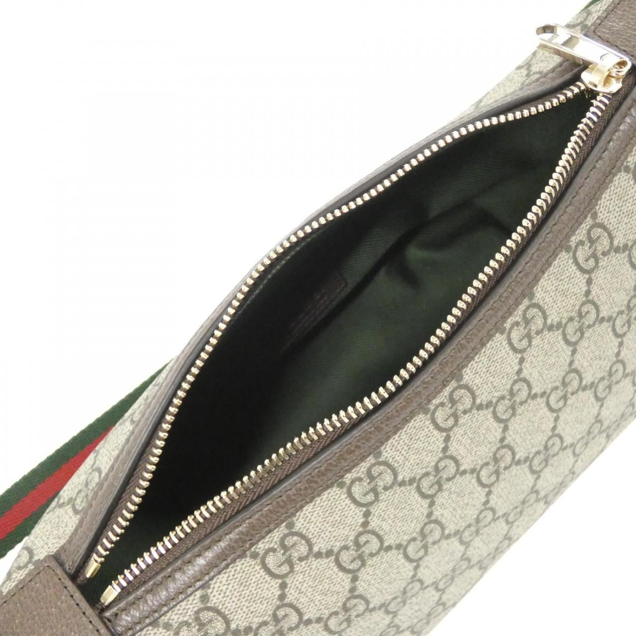 GUCCI 838477 FAE0P Shoulder Bag Canvas 黑色 帆布 新品 - 縮圖 5