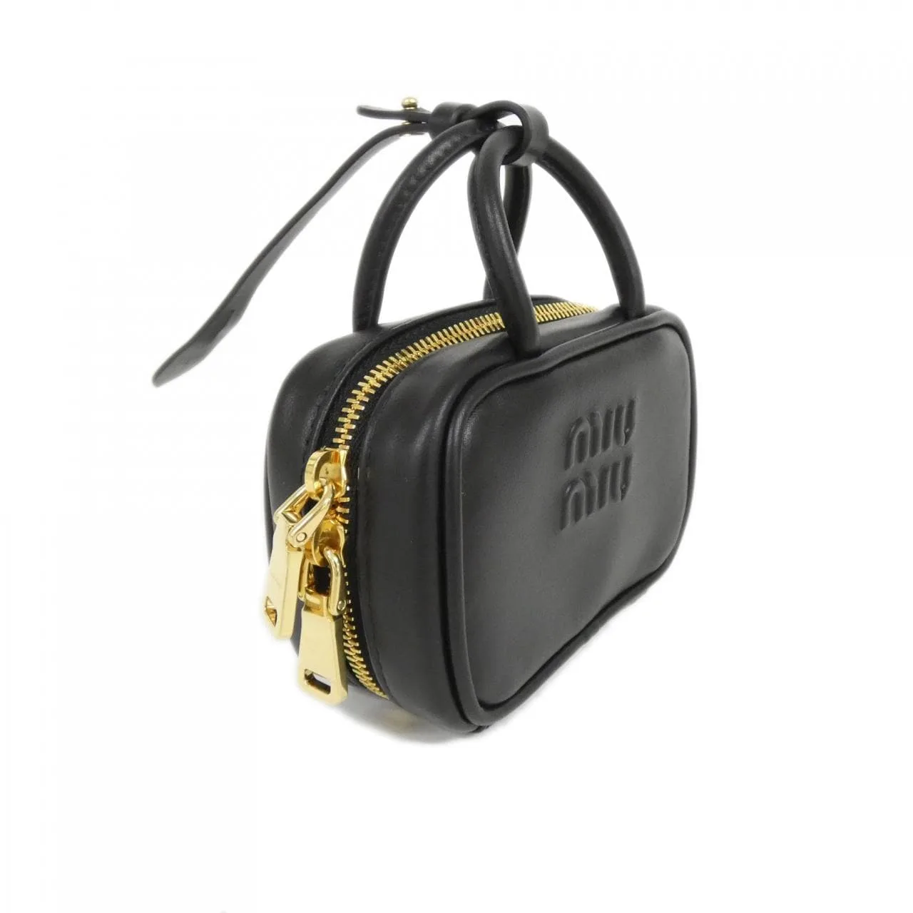 MIU MIU 5NR036 Wallet Black New - Thumbnail 3