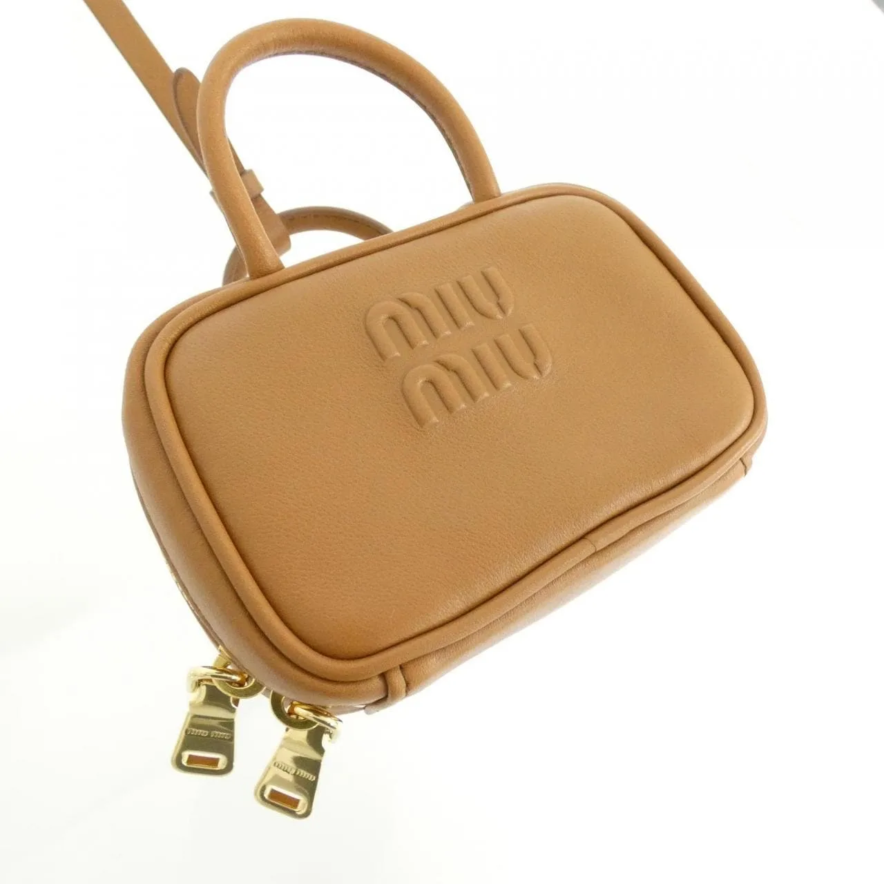 MIU MIU 5NR036 Wallet Cognac New - Thumbnail 2