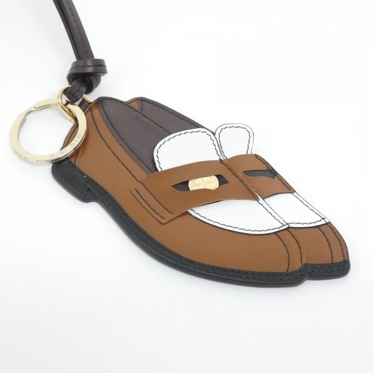 MIU MIU 5TL532 Wallet Cognac New - Thumbnail 2