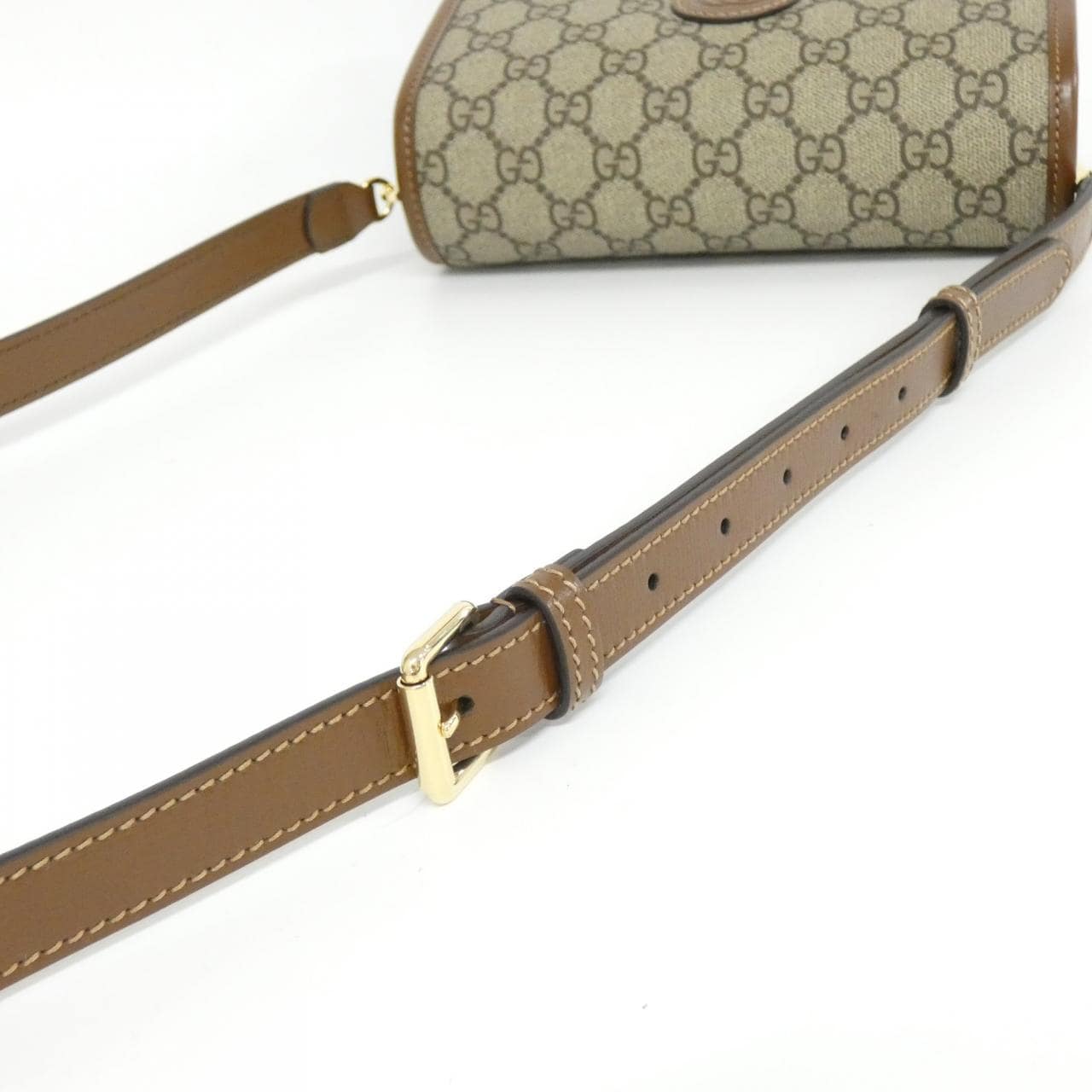 GUCCI 671620 92TCG Shoulder Bag Canvas 黑色 帆布 新品 - 縮圖 5