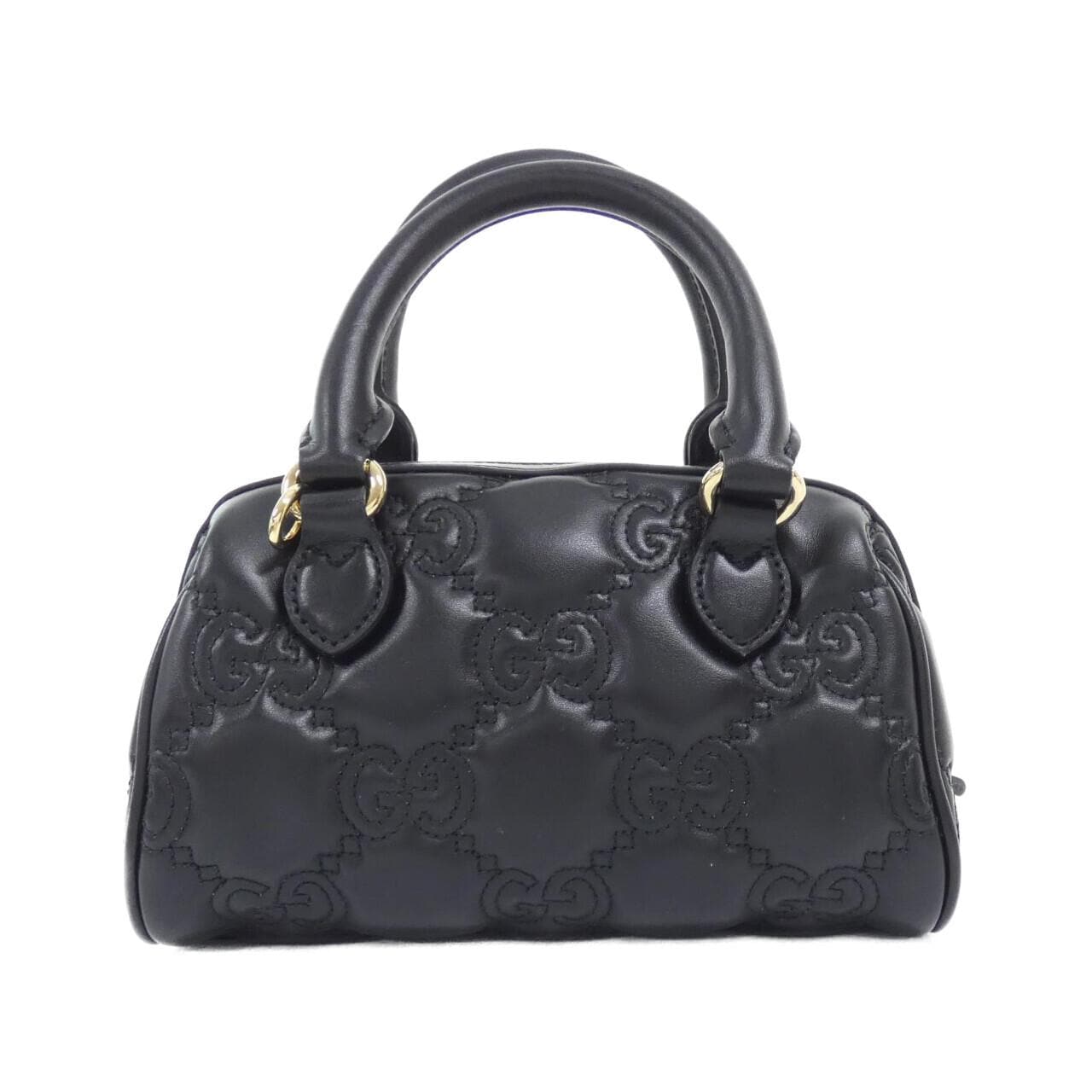 GUCCI 702251 UM8HG Bag Leather Black Leather - Thumbnail 2