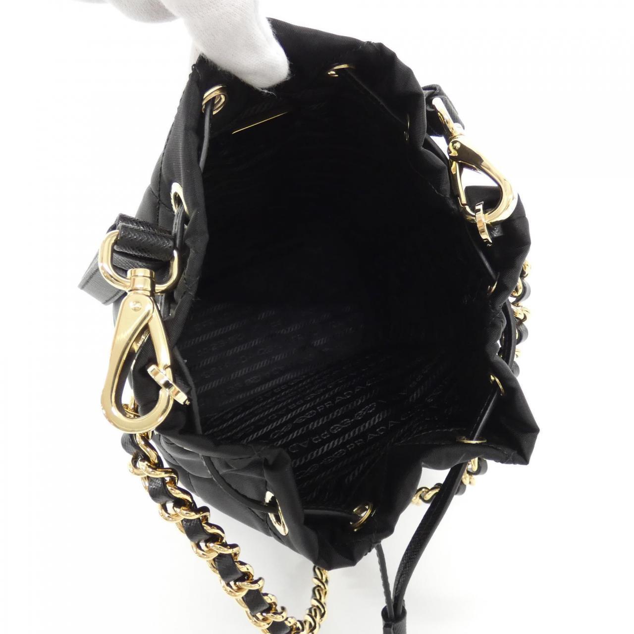 PRADA 1BH038 Shoulder Bag 黑色 新品 - 縮圖 6