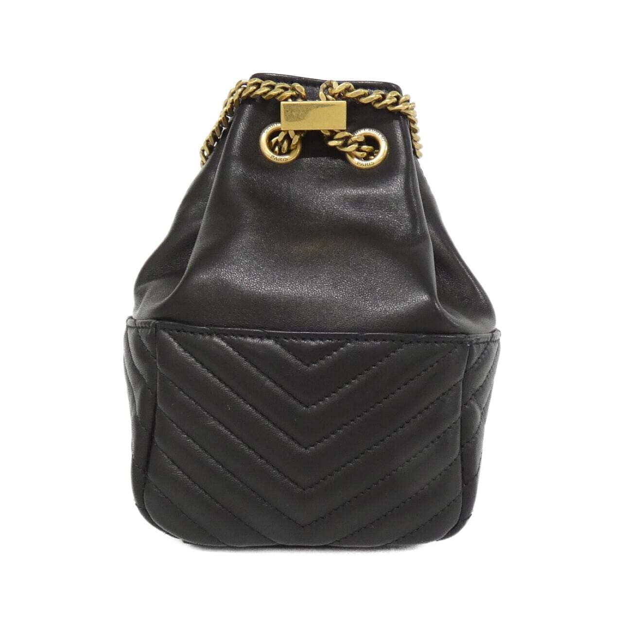 SAINT LAURENT 760745 1EL07 Shoulder Bag Lambskin Black Lambskin New - Thumbnail 2