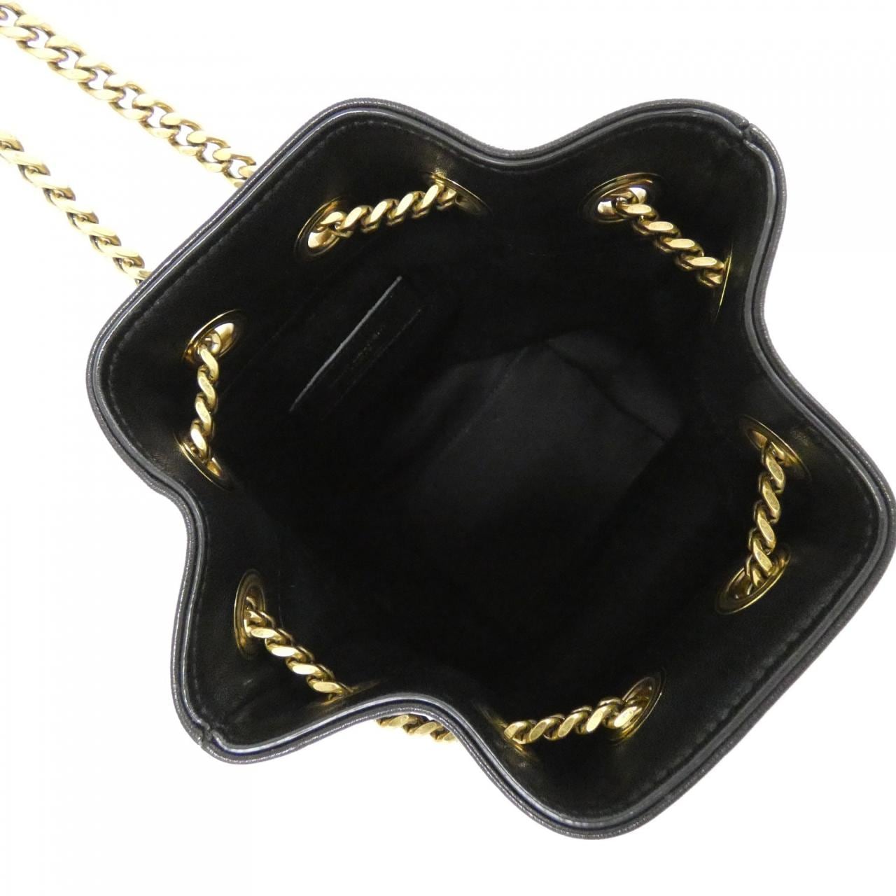 SAINT LAURENT 760745 1EL07 Shoulder Bag Lambskin Black Lambskin New - Thumbnail 6