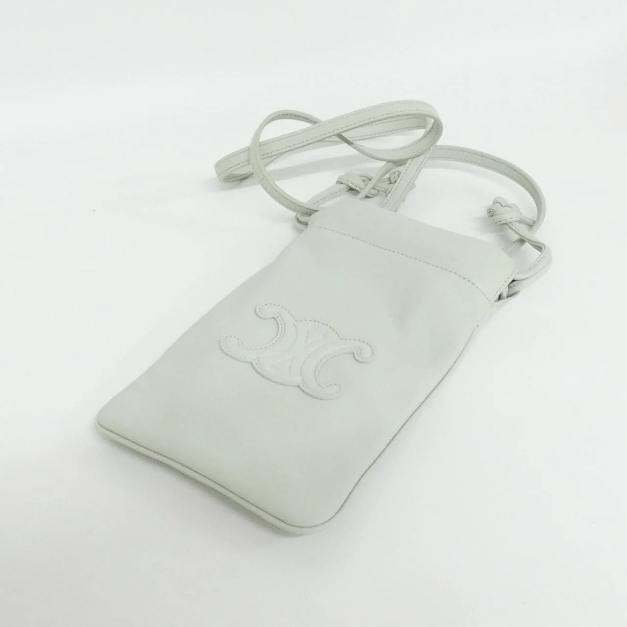 CELINE 10L163ETK Wallet Lambskin 黑色 羊皮 中古品A - 縮圖 3