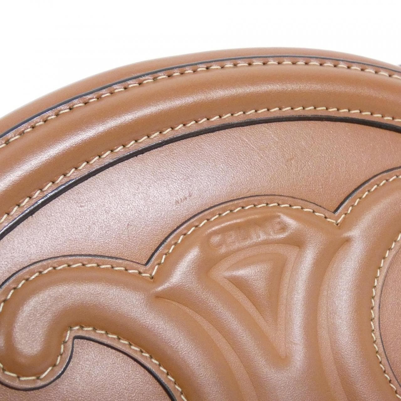 CELINE 198603DXC Shoulder Bag 黑色 中古品A - 縮圖 3