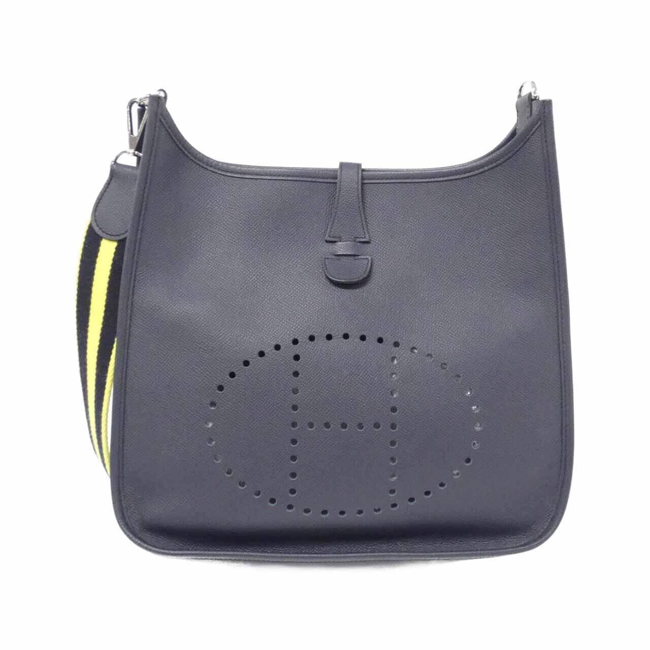 HERMES HERMÈS Evelyne 071937CK Shoulder Bag Epsom Black