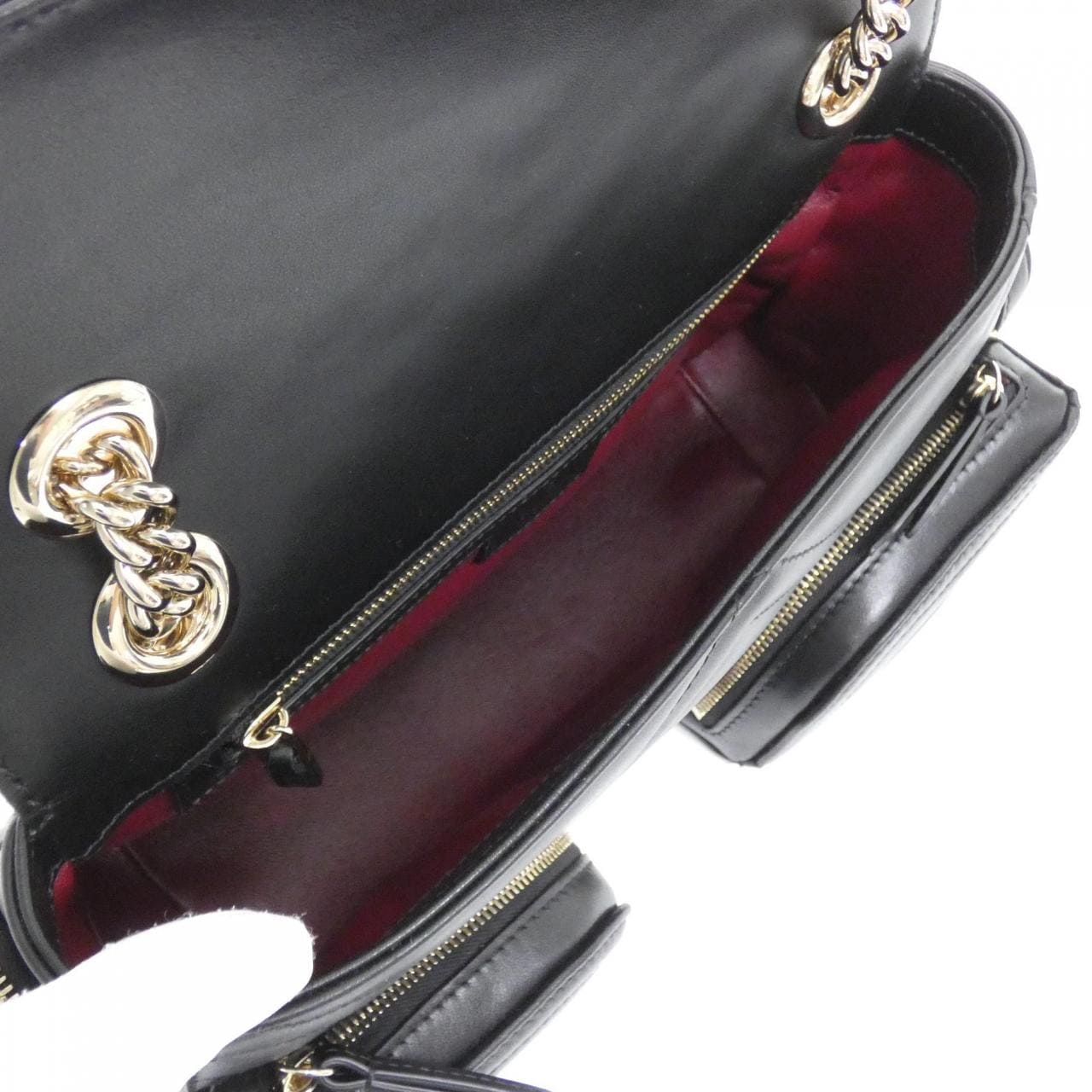 GUCCI 795228 AADPJ Shoulder Bag Leather 黑色 皮革 新品 - 縮圖 6