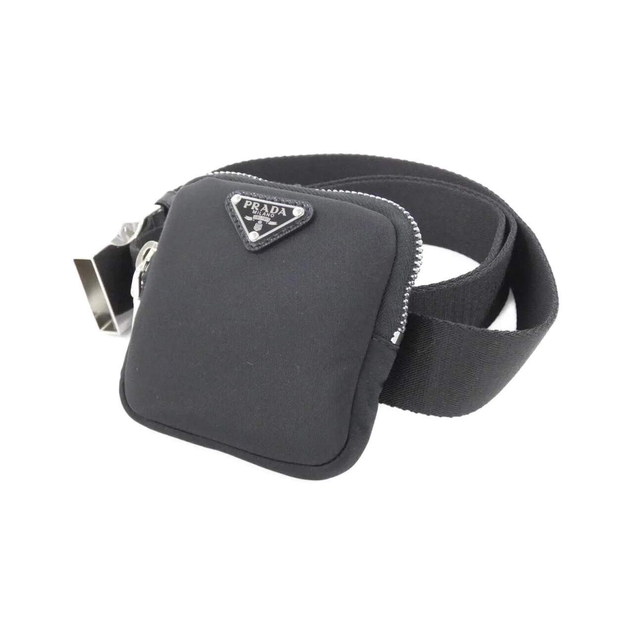 PRADA 2CN076 Belt Black New - Thumbnail 2