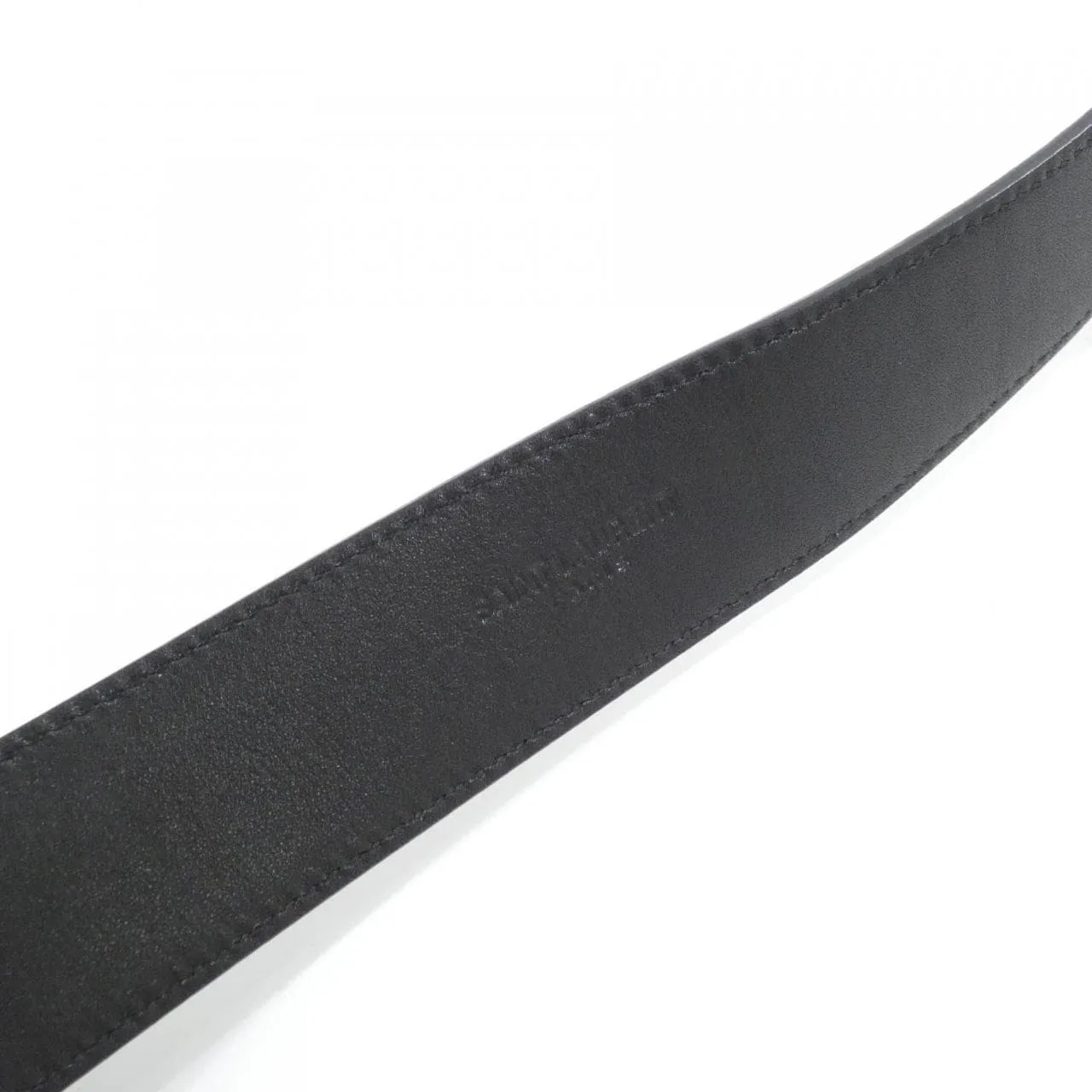 SAINT LAURENT 634437 BOO0E Belt Black New - Thumbnail 3