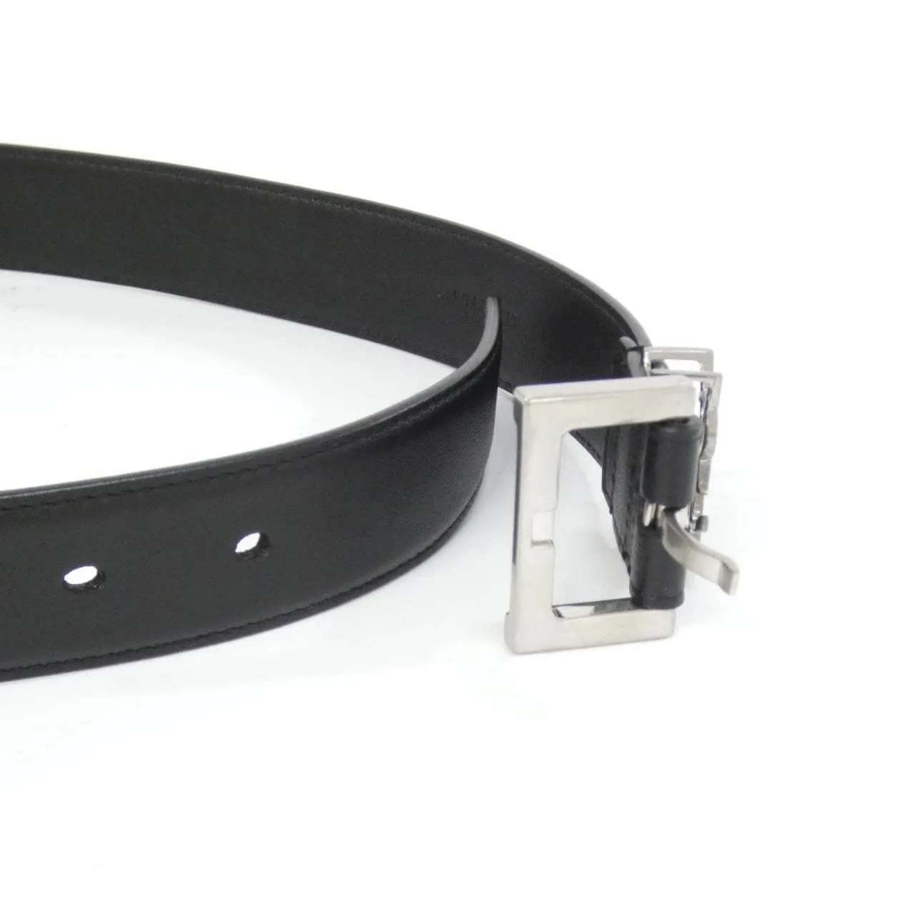SAINT LAURENT 634437 BOO0E Belt Black New - Thumbnail 4