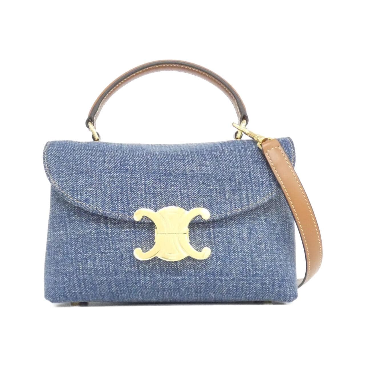 CELINE 118112GFF Bag Denim Black