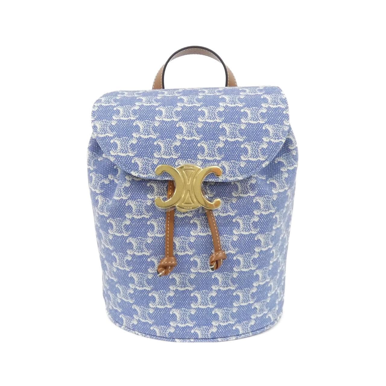 CELINE 118702GN3 Backpack Canvas Black