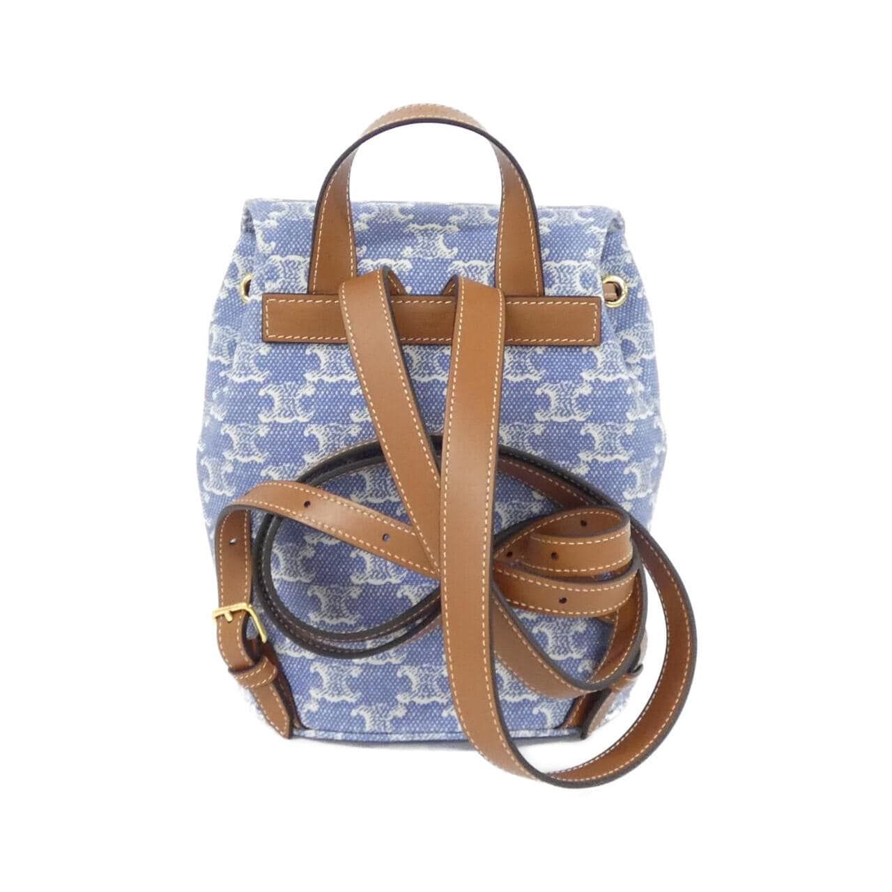 CELINE 118702GN3 Backpack Canvas 黑色 帆布 新品 - 縮圖 2