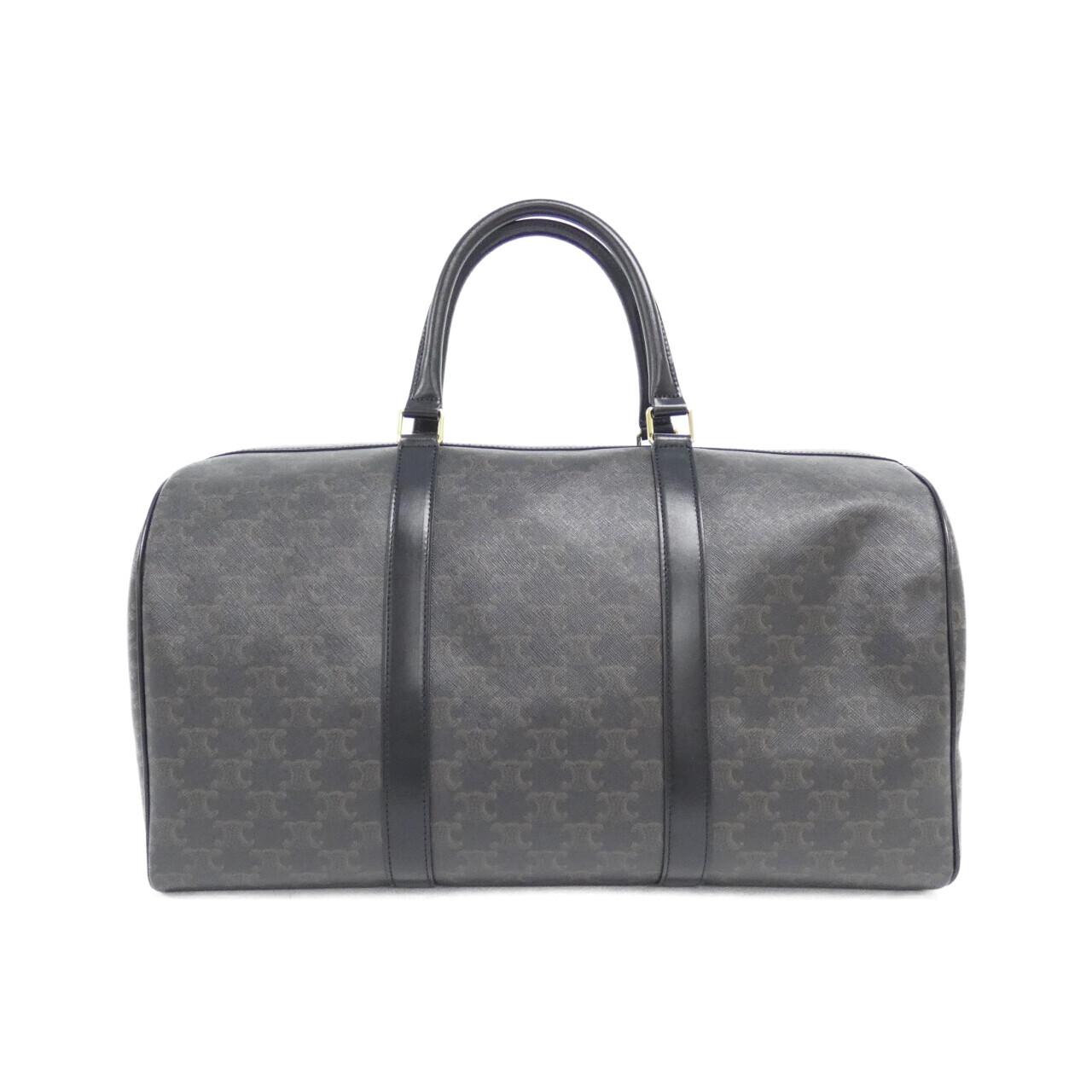 CELINE 190662CHI Boston Bag Canvas 黑色 帆布 新品 - 縮圖 2