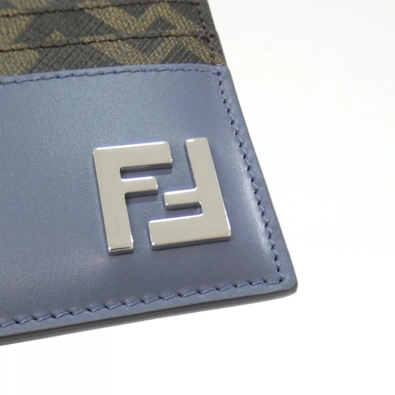 FENDI 7M0164 AFF2 Card Case Canvas Black Canvas New - Thumbnail 3