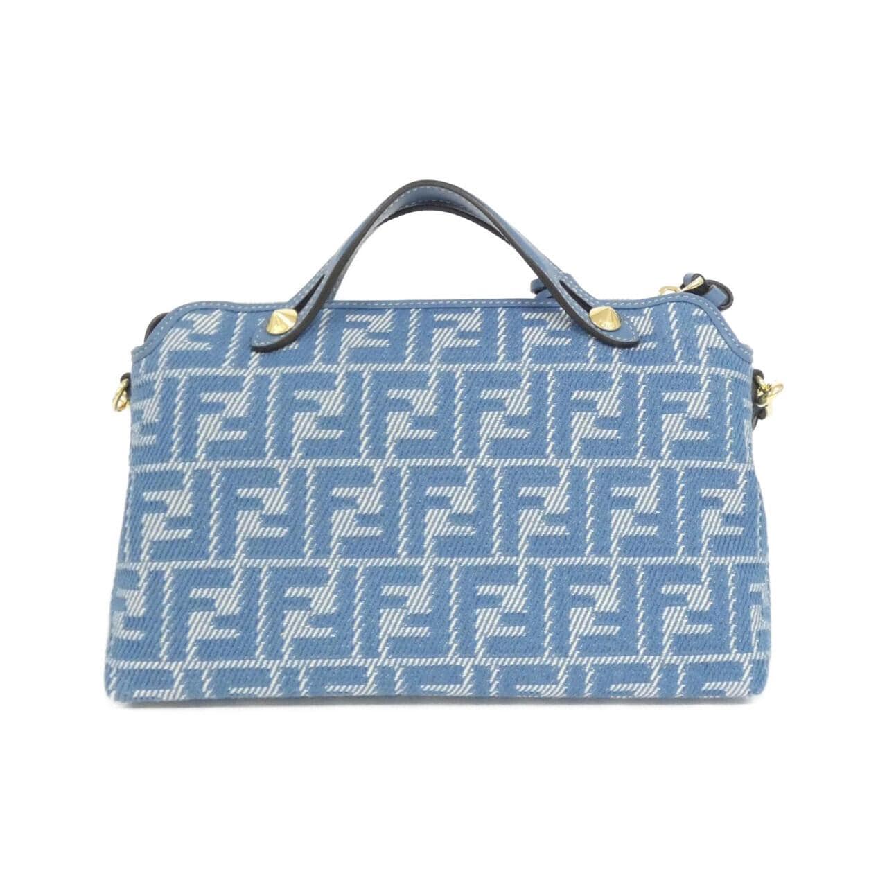 FENDI By The Way 8BL155 AUPX Bag Canvas Black Canvas New - Thumbnail 2