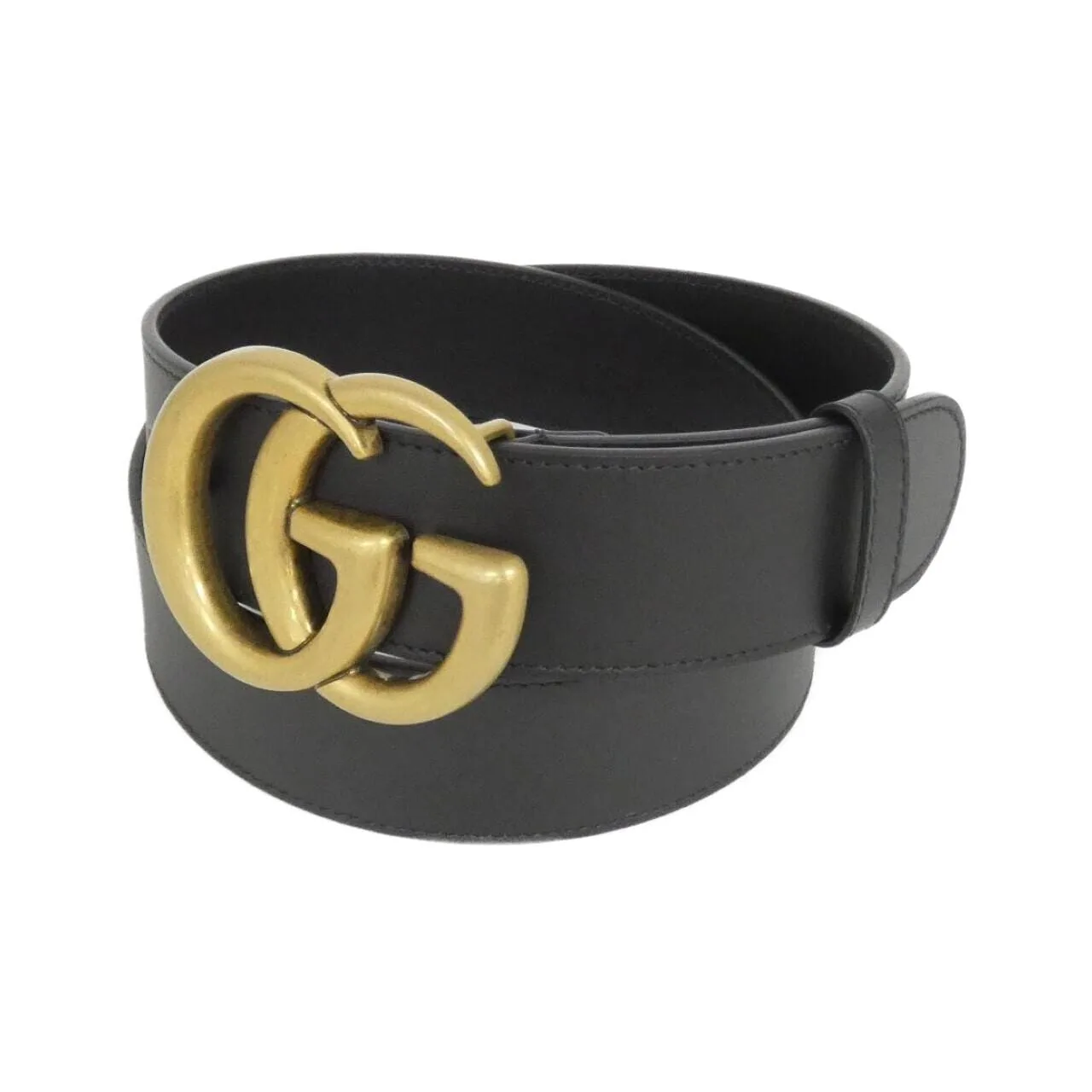 GUCCI Dionysus 400593 AP00T Belt Leather Black