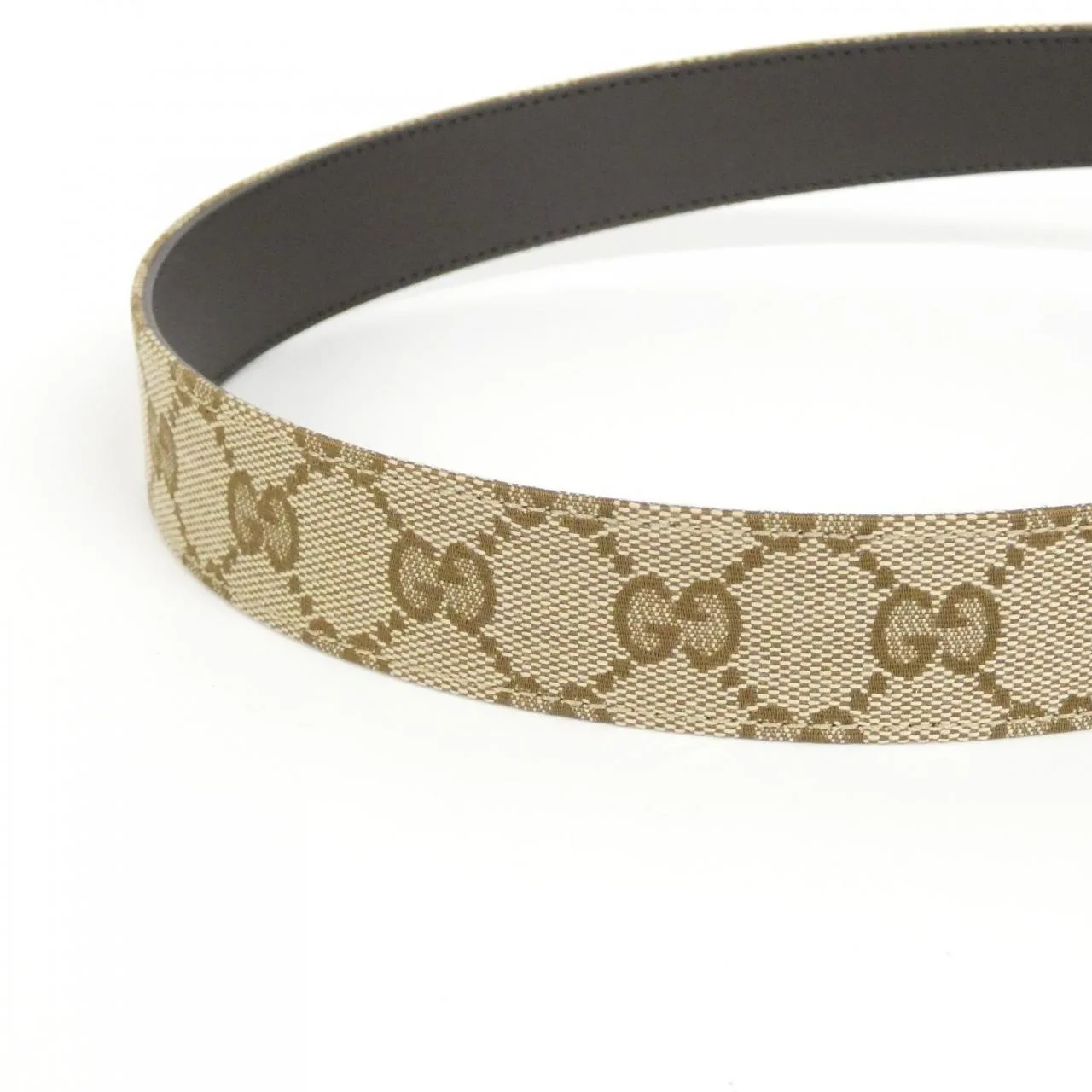 GUCCI Horsebit 1955 625839 KAAAM Belt Canvas Canvas New - Thumbnail 2
