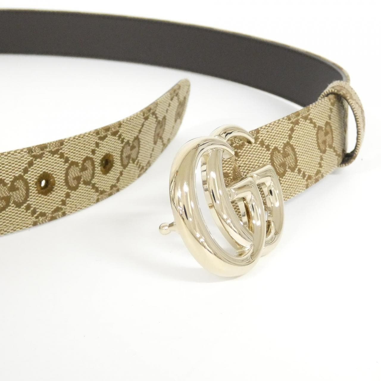 GUCCI Horsebit 1955 625839 KAAAM Belt Canvas 3