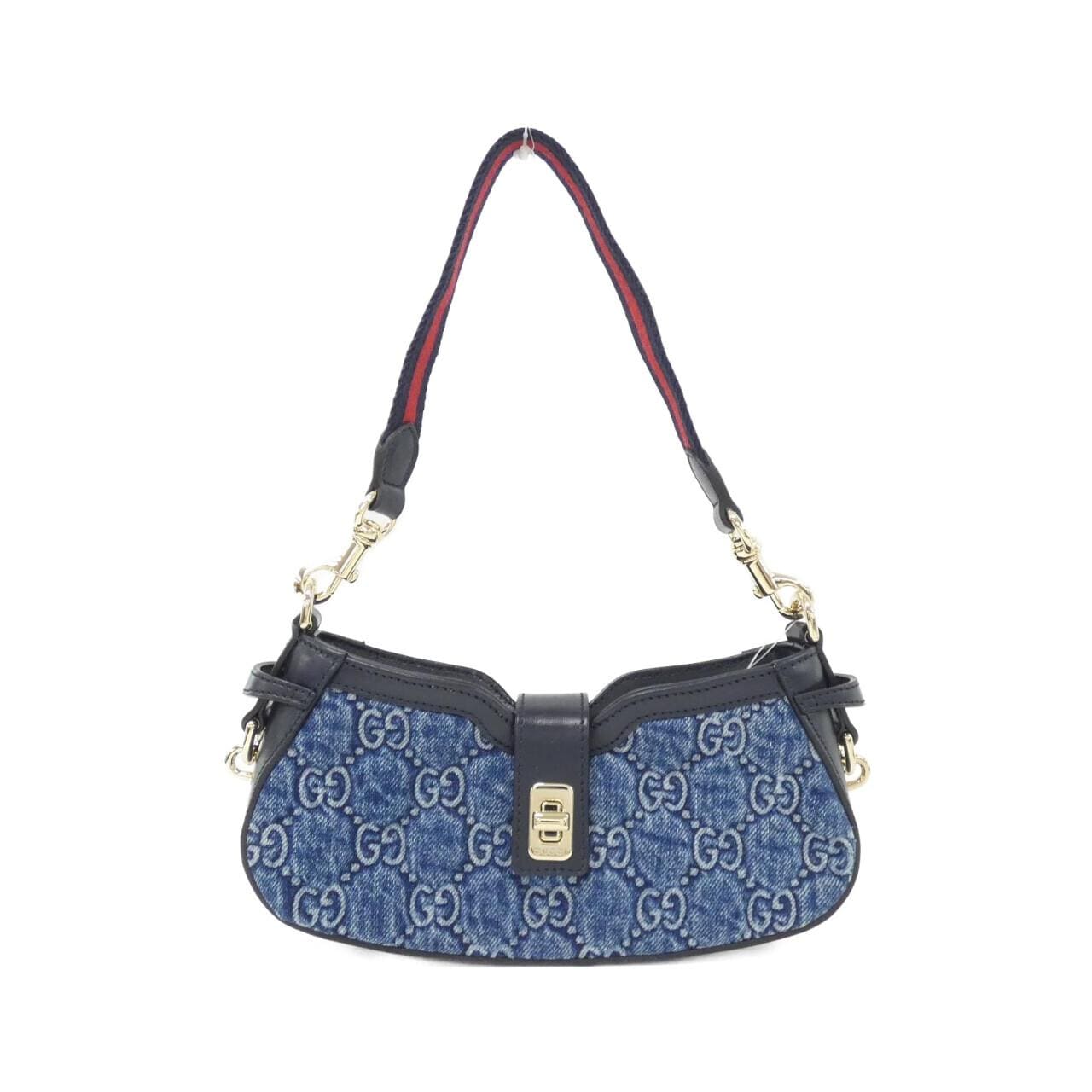 GUCCI 786015 FADGO Shoulder Bag Denim