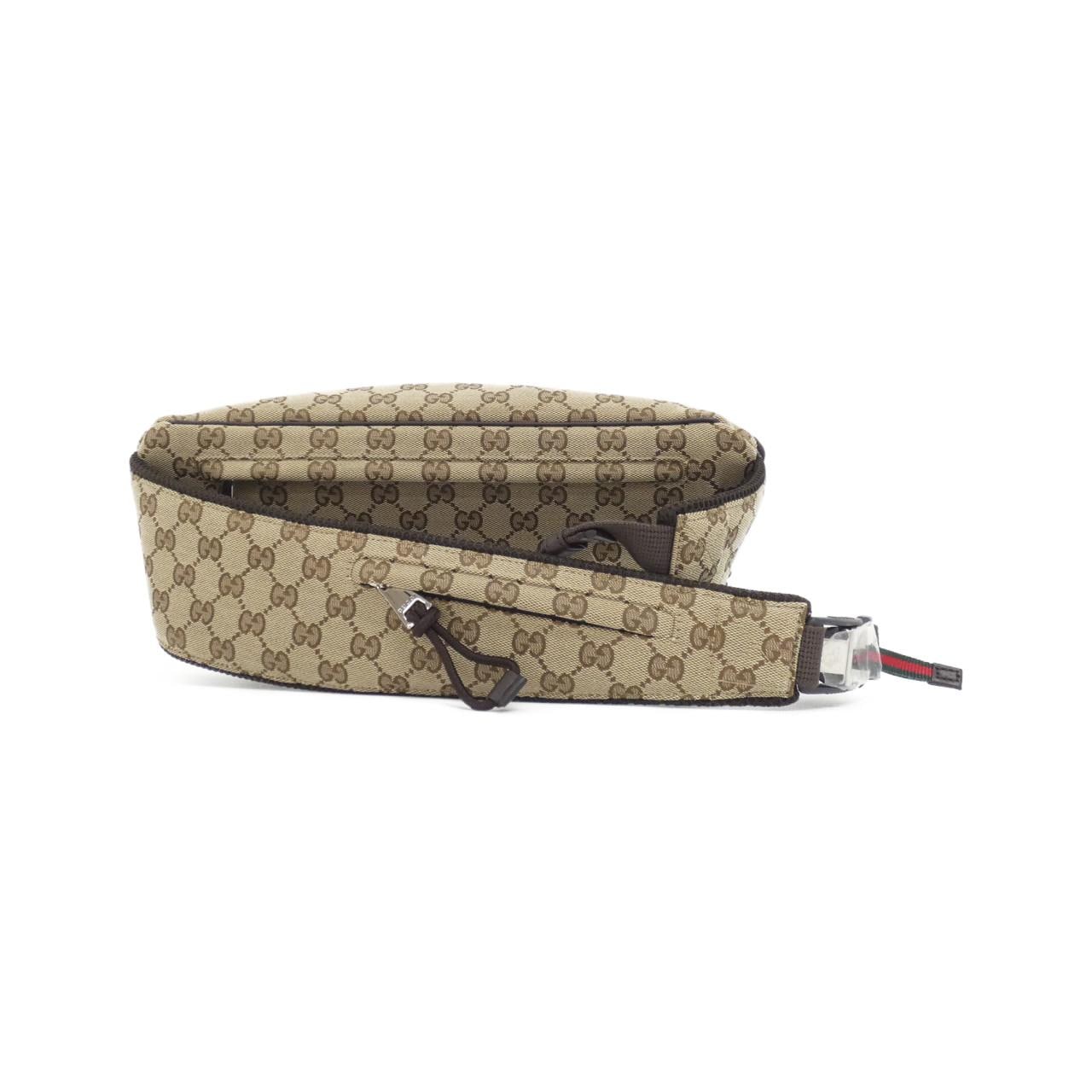 GUCCI 804262 FADUK Belt Bag Canvas 黑色 帆布 新品 - 縮圖 2