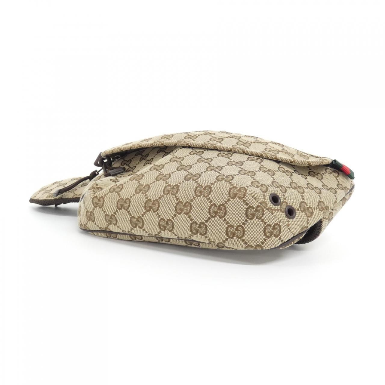 GUCCI 804262 FADUK Belt Bag Canvas 黑色 帆布 新品 - 縮圖 3