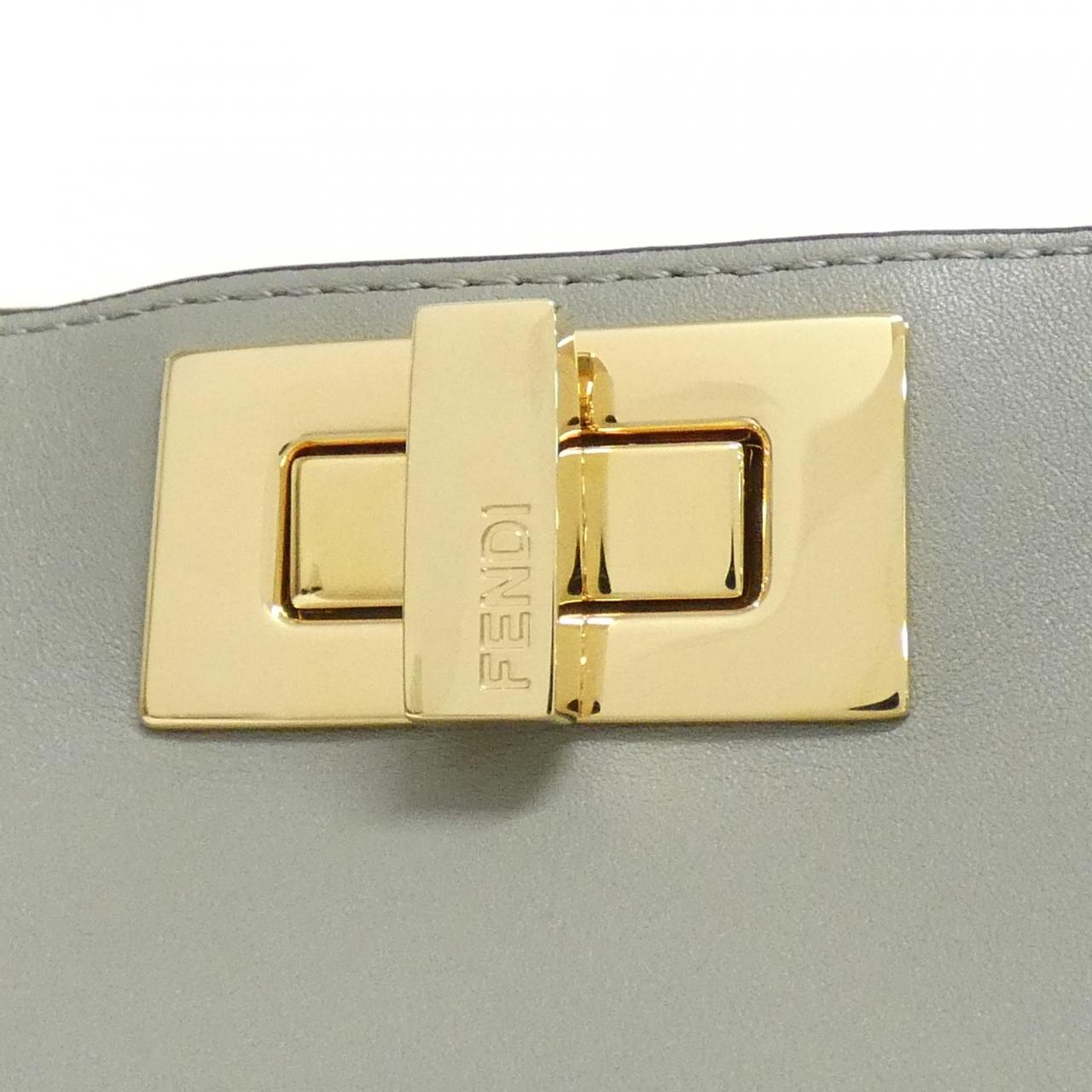 FENDI Peekaboo 8BN365 AOVH Shoulder Black New - Thumbnail 3