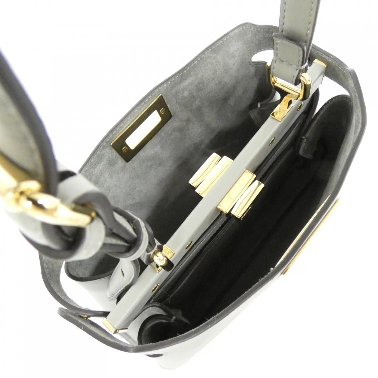 FENDI Peekaboo 8BN365 AOVH Shoulder Black New - Thumbnail 5