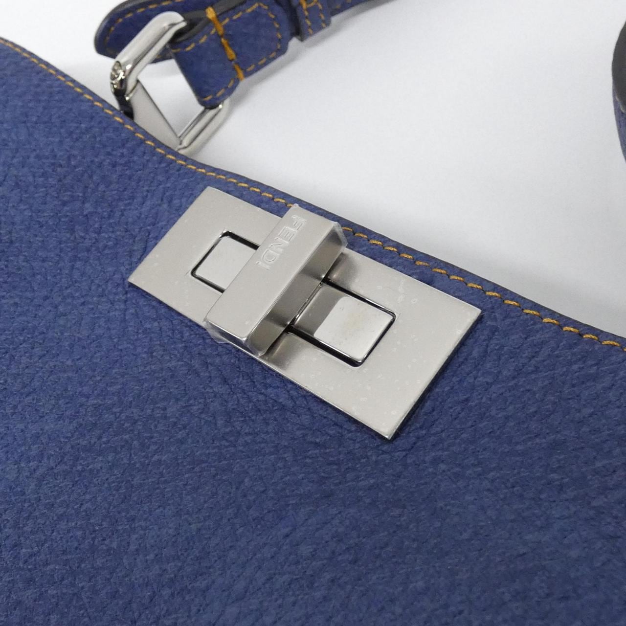 FENDI Peekaboo 8BN353 AUR3 Bag 黑色 新品 - 縮圖 3