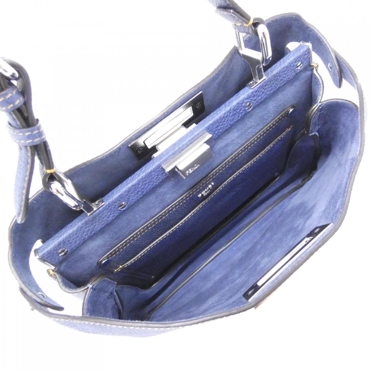 FENDI Peekaboo 8BN353 AUR3 Bag 黑色 新品 - 縮圖 5