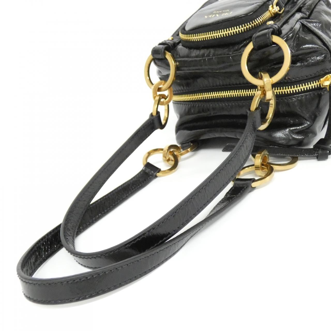 PRADA 1BB137 Shoulder Bag 黑色 新品 - 縮圖 5