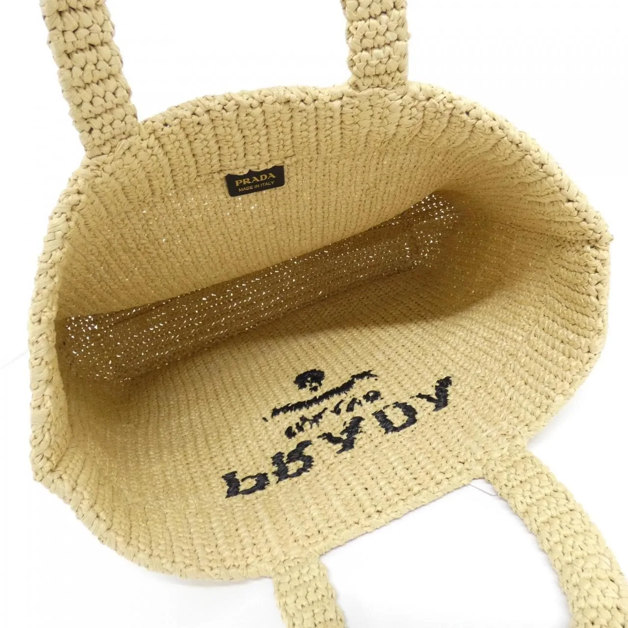 PRADA 1BG392 Handbag 黑色 新品 - 縮圖 6