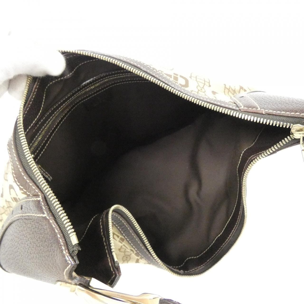 GUCCI 145764 Shoulder Bag Canvas 米色 帆布 中古品A - 縮圖 6