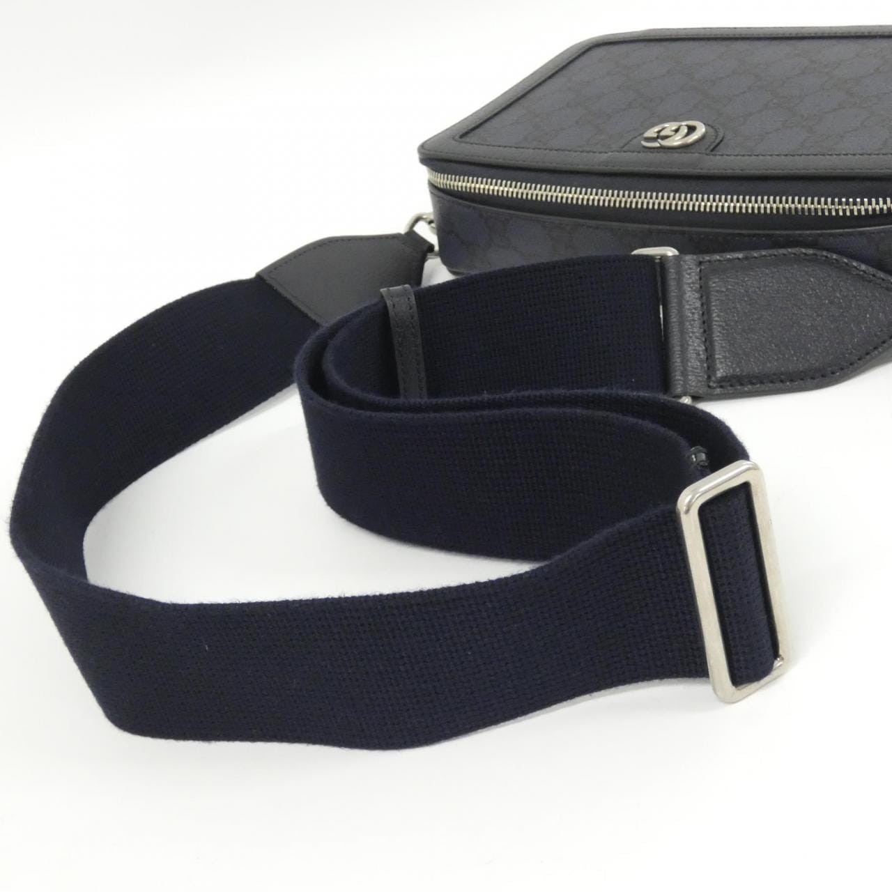 GUCCI Ophidia 771174 2ZGMN Shoulder Bag Canvas 黑色 帆布 中古品A - 縮圖 9