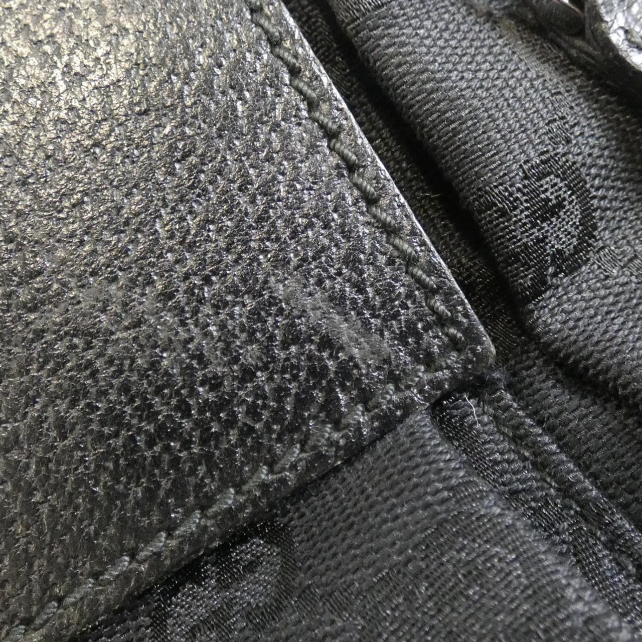 GUCCI 28566 Belt Bag Canvas 黑色 帆布 中古品B - 縮圖 5