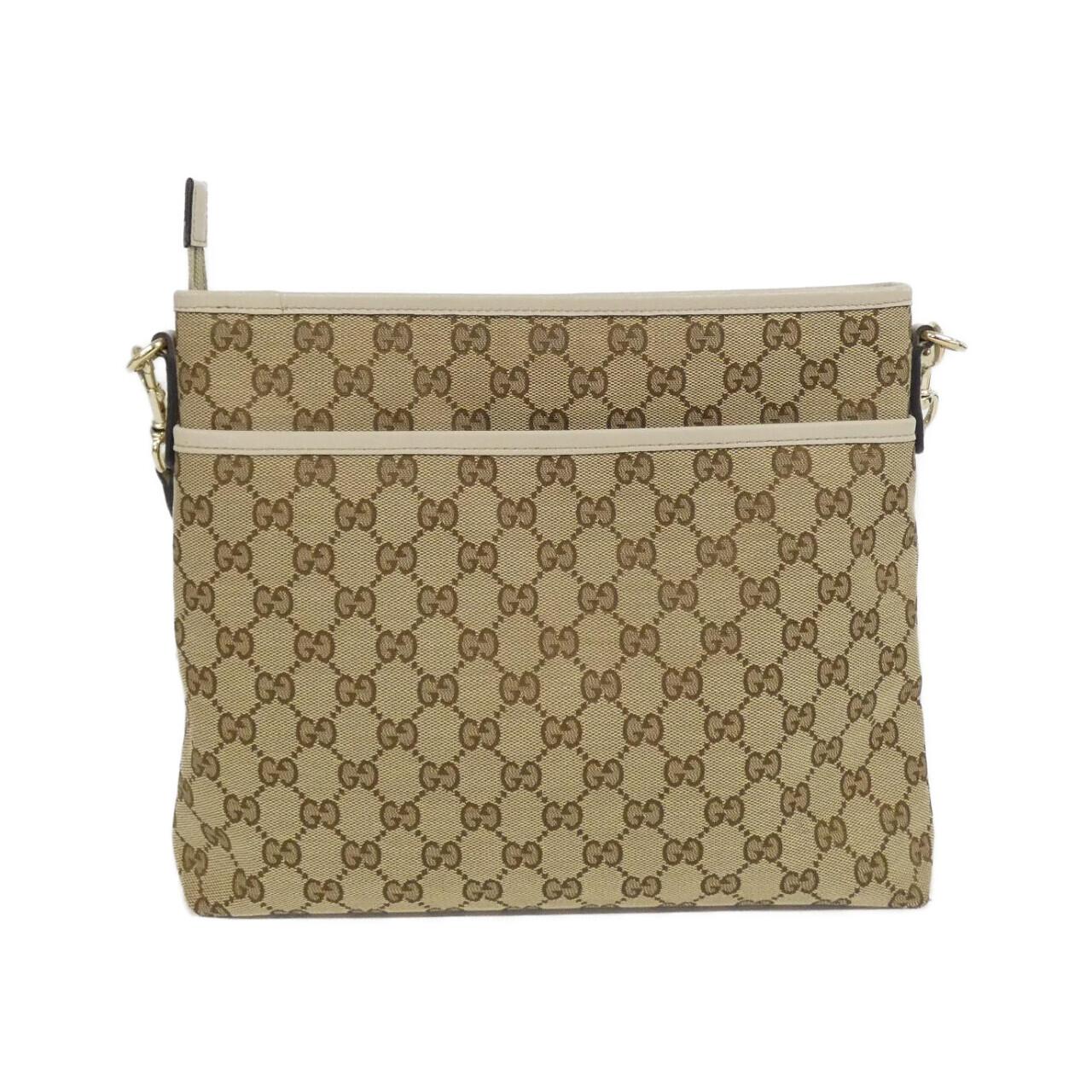 GUCCI 388924 KQWFZ Shoulder Bag Canvas 黑色 帆布 中古品A - 縮圖 2