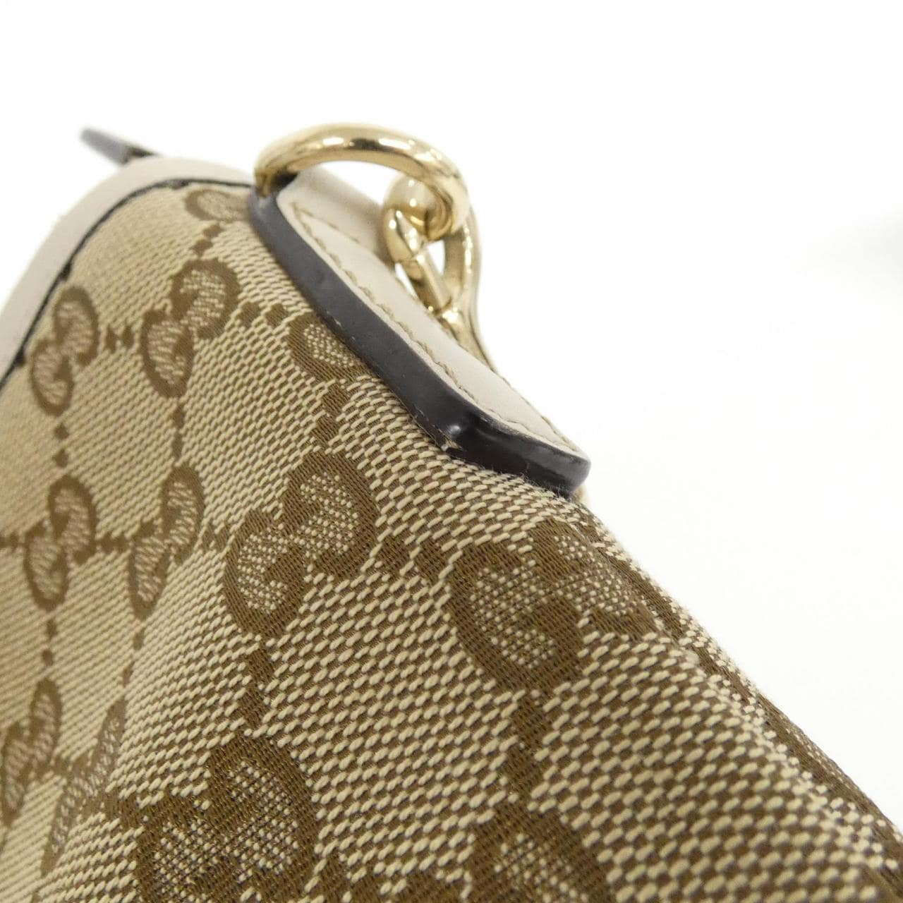 GUCCI 388924 KQWFZ Shoulder Bag Canvas 黑色 帆布 中古品A - 縮圖 4