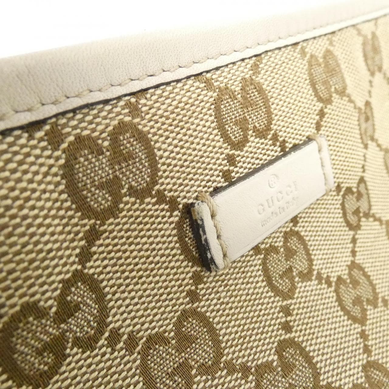 GUCCI 388924 KQWFZ Shoulder Bag Canvas 黑色 帆布 中古品A - 縮圖 5