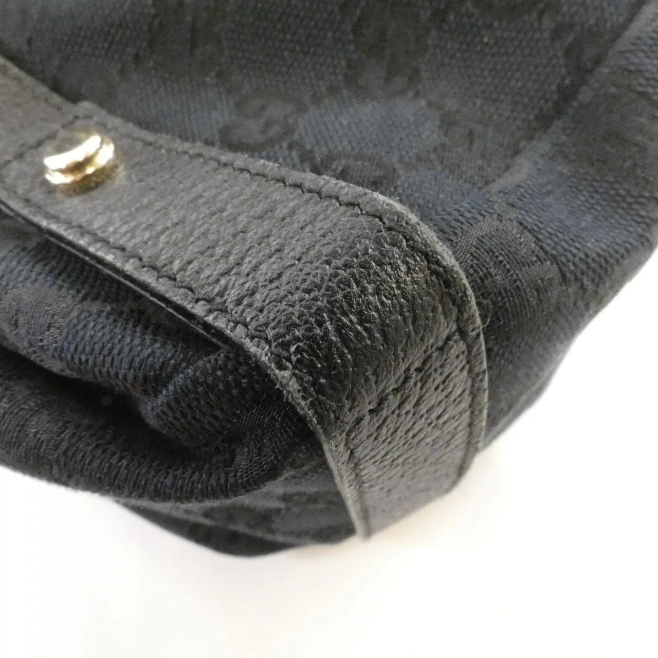 GUCCI 130736 F4DYG Shoulder Canvas 黑色 帆布 中古品A - 縮圖 2